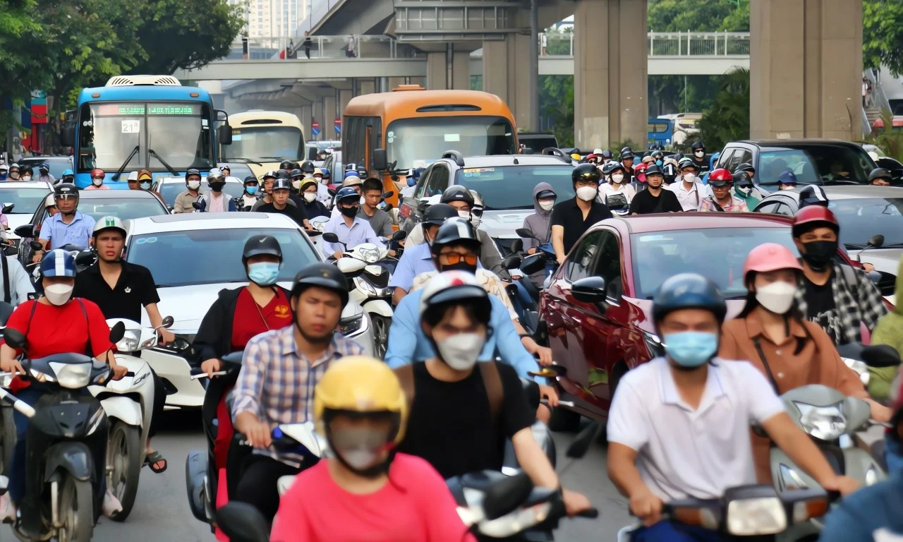 Cấm xe máy nội thành Hà Nội 2030